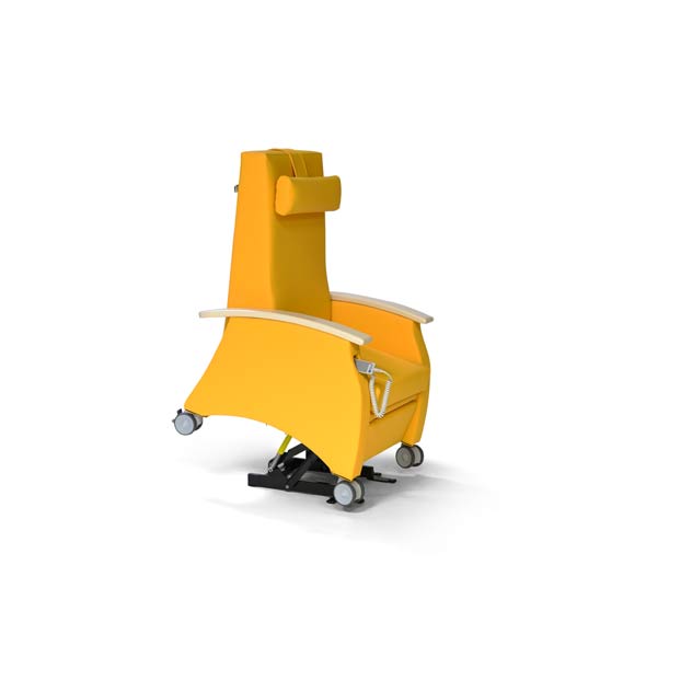 pflegesessel multiCare 9513460R zen corn gelb aufsteh - Pflegesessel mit Doppelmotor & motorischer Aufstehhilfe