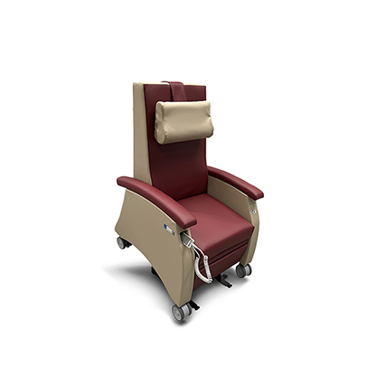 pflegesessel fuer kliniken geriatrie palliativstationen motorisch mit aufstehhilfe abwaschbar hochertig belastbar 160 kg