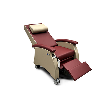 pflegesessel mit liegefunktion variabel einstellbar grosse rollen abwaschbar