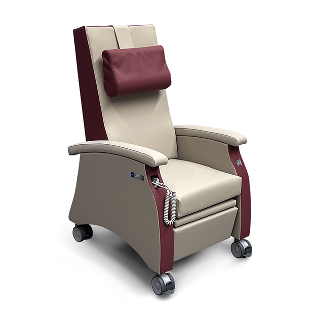 ruhesessel doppelmotorisch vollpolster beige rot armlehnen gepolstert große rollen