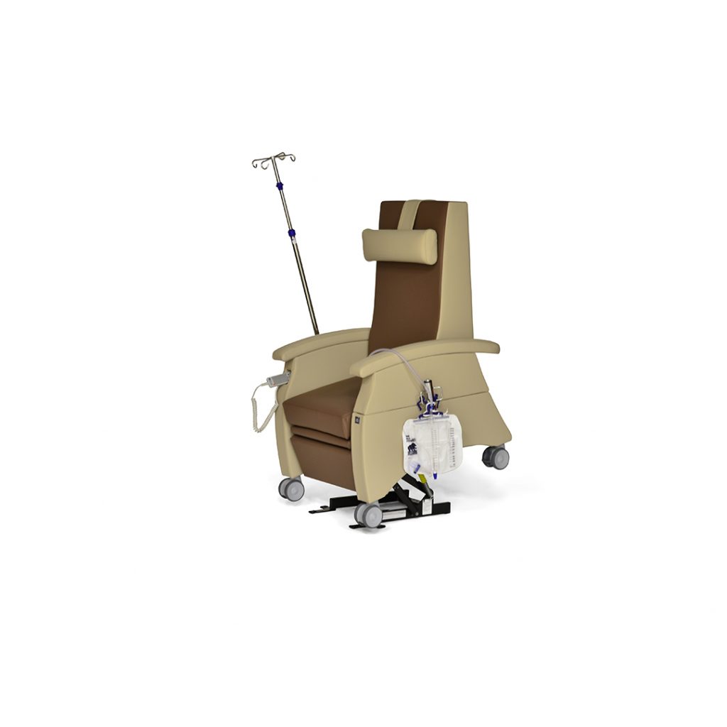 pflegesessel motorisch multicare 93513460RP374P1206 mit katheter halter und infusionsstativ aufstehhilfe motorisch