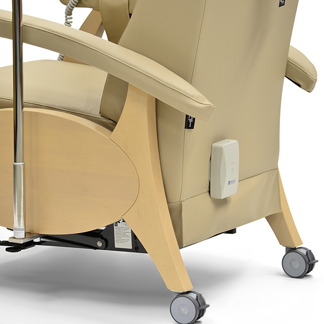 ruhesessel mit motorisch für pflegeheime und kliniken abwaschbar