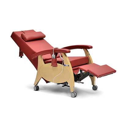 ruhesessel motorisch stufenlos und getrennt verstellbar mit handschalter einzeltasten