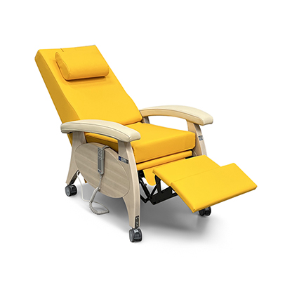 stillsessel sts neonatologie motorisch breite armlehnen abwaschbar desinfizierbar gelber bezug