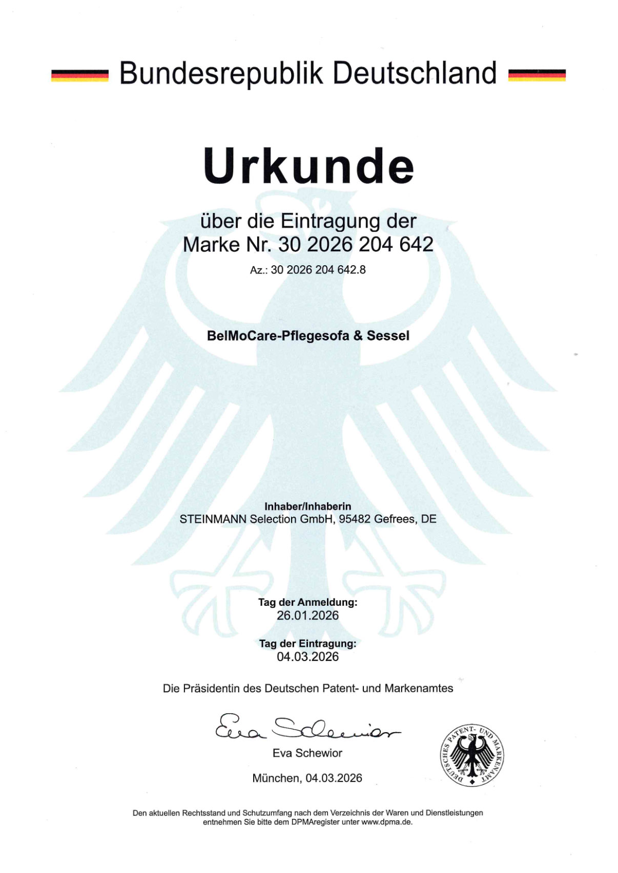 BelMoCare Pflegesofa & Sessel